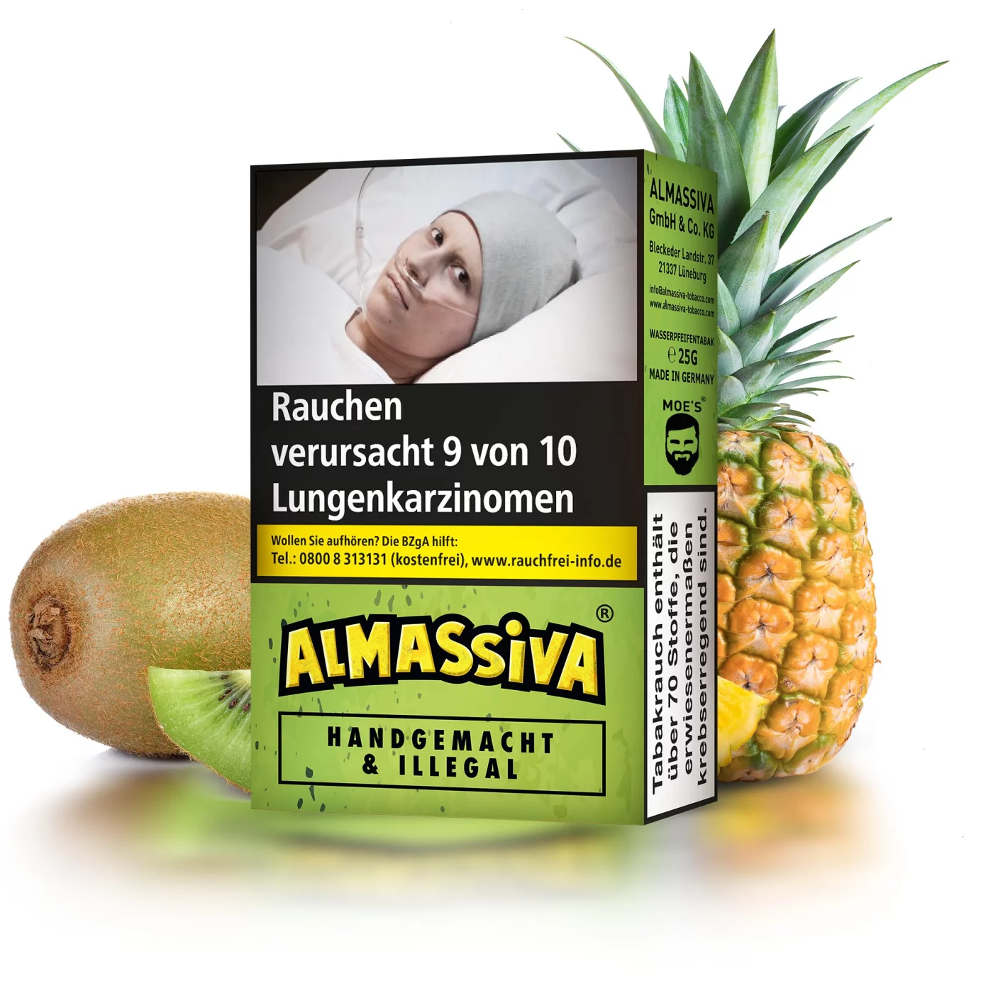 Al Massiva Shisha Tabak Handgemacht & Illegal 25g Al Massiva Shisha Tabak Handgemacht & Illegal 25g