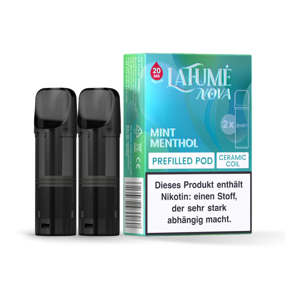 La Fume Nova Pod Mint Menthol La Fume Nova Pod Mint Menthol