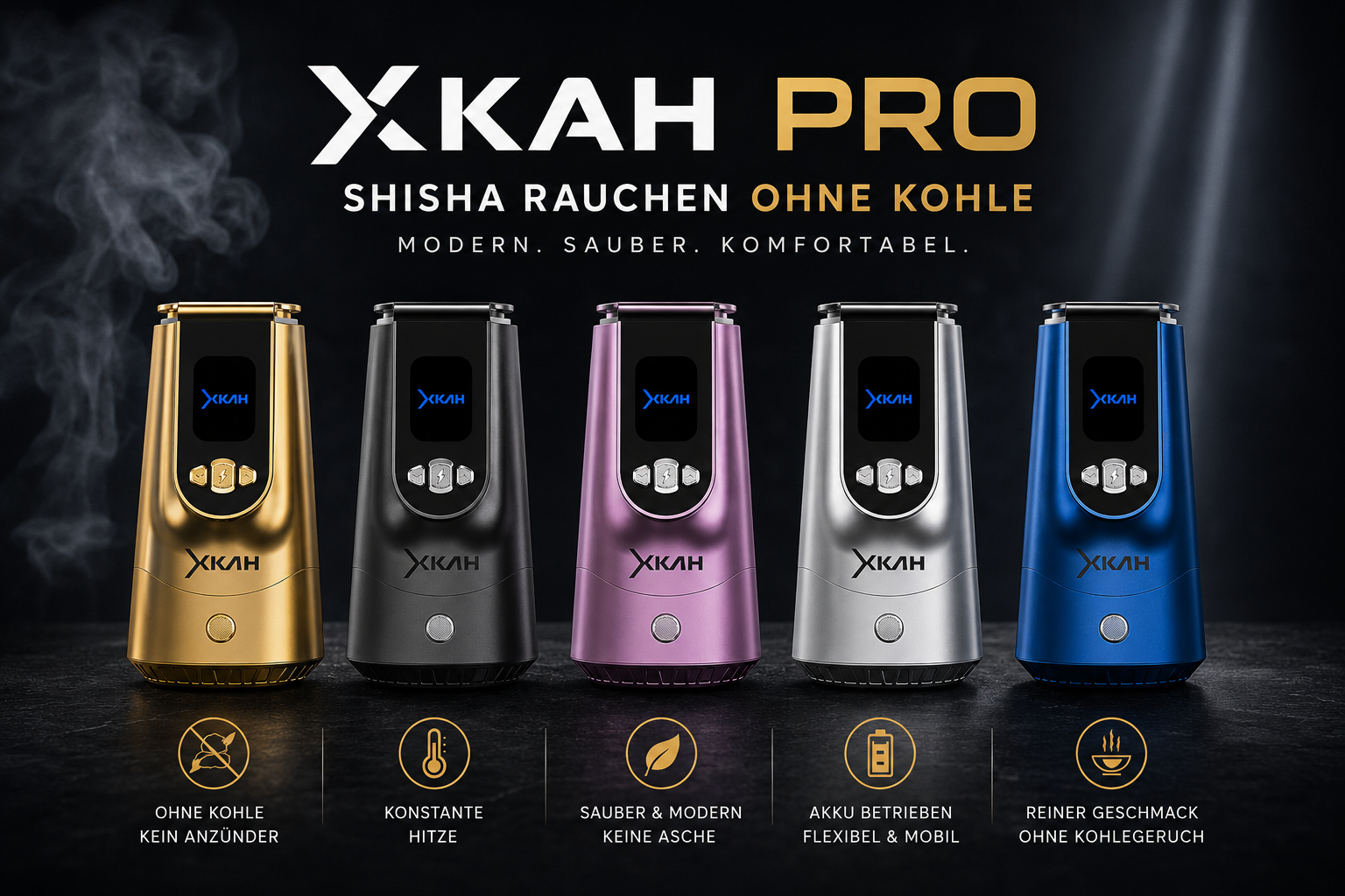 Xkah Pro der elektrische Shisha Kopf, der Zukunft