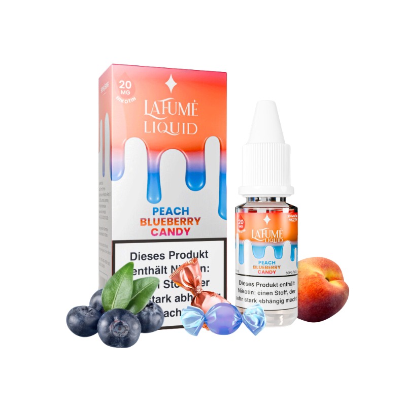 La Fume - Peach Blueberry Candy Nikotinsalz Liquid 10ml | 20mg/ml