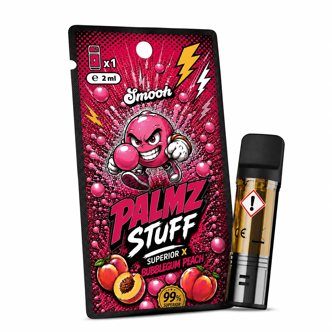 Smooh Palmz Stuff Superior X Pod Bubblegum Peach 2ml