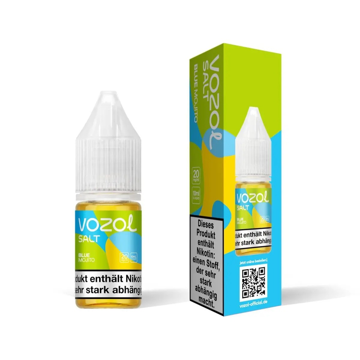 Vozol - Blue Mojito Nikotinsalz Liquid 10ml | 20mg/ml