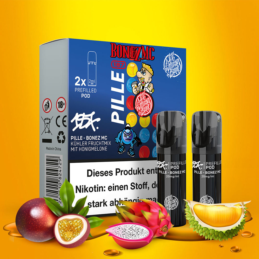 187 Vape Pod Bonez MC Pille 2er Pack