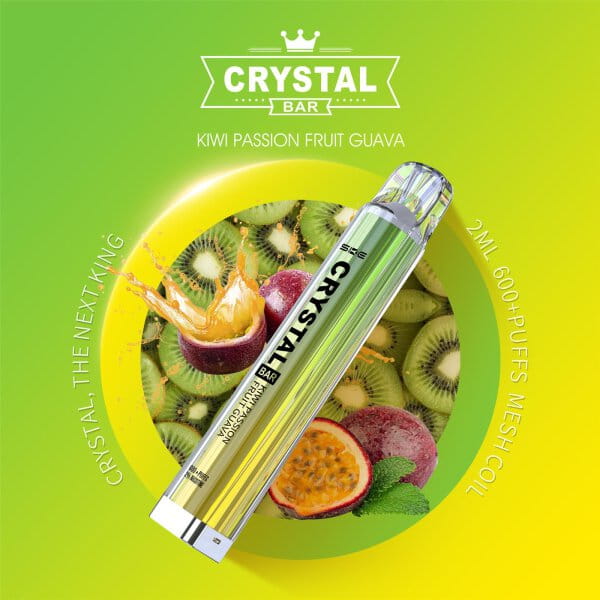 Crystal Bar - Kiwi Passion Fruit Guava 2% Nikotin 600 Züge