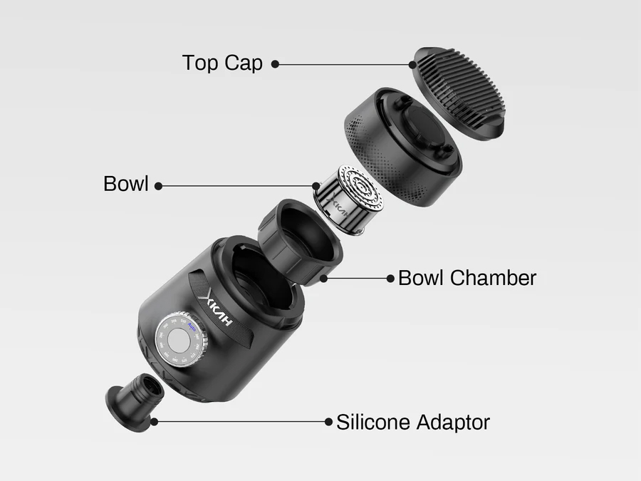 XKAH Lite Elektrischer Shisha Kopf Graphite XKAH Lite Elektrischer Shisha Kopf Graphite