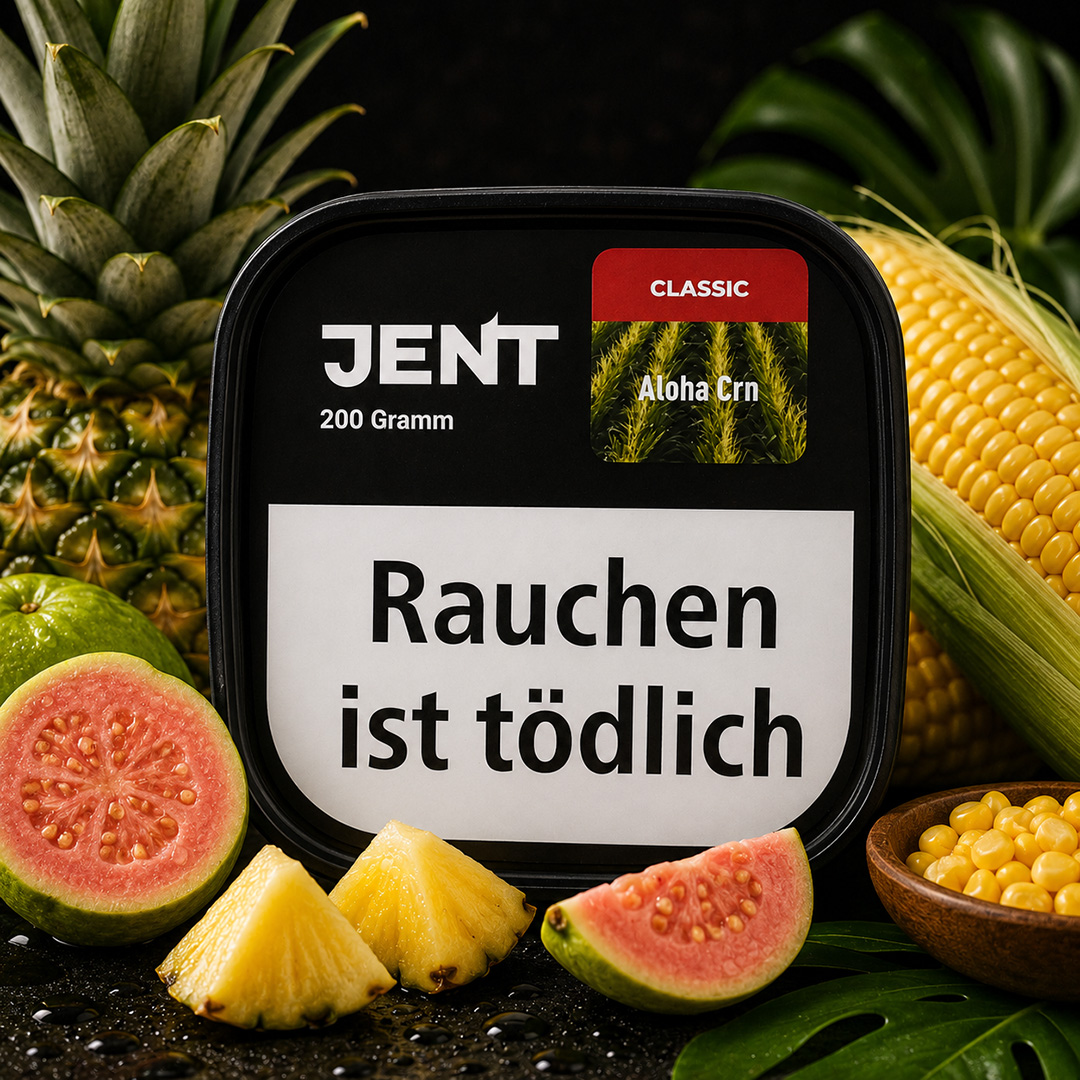 Jent Darkblend Shisha Tabak Classic Line Aloha Corn 200g