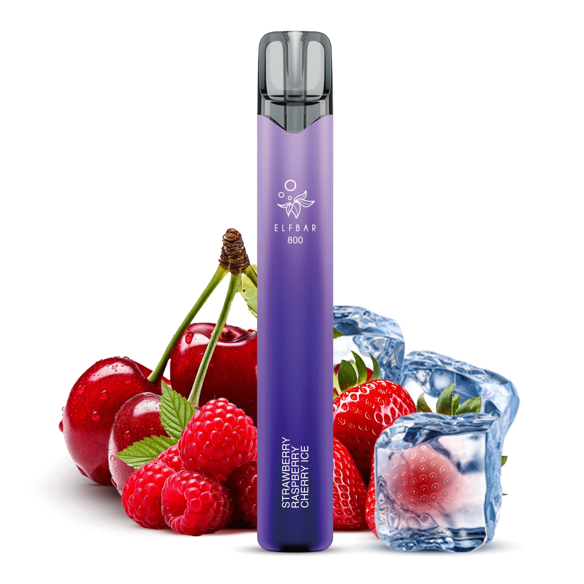 Elfbar 800 - Einweg E-Zigarette - Strawberry Raspberry Cherry Ice 2% Nikotin