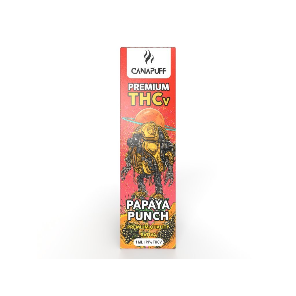 Canapuff THC-V Vape Papaya Punch Canapuff THC-V Vape Papaya Punch