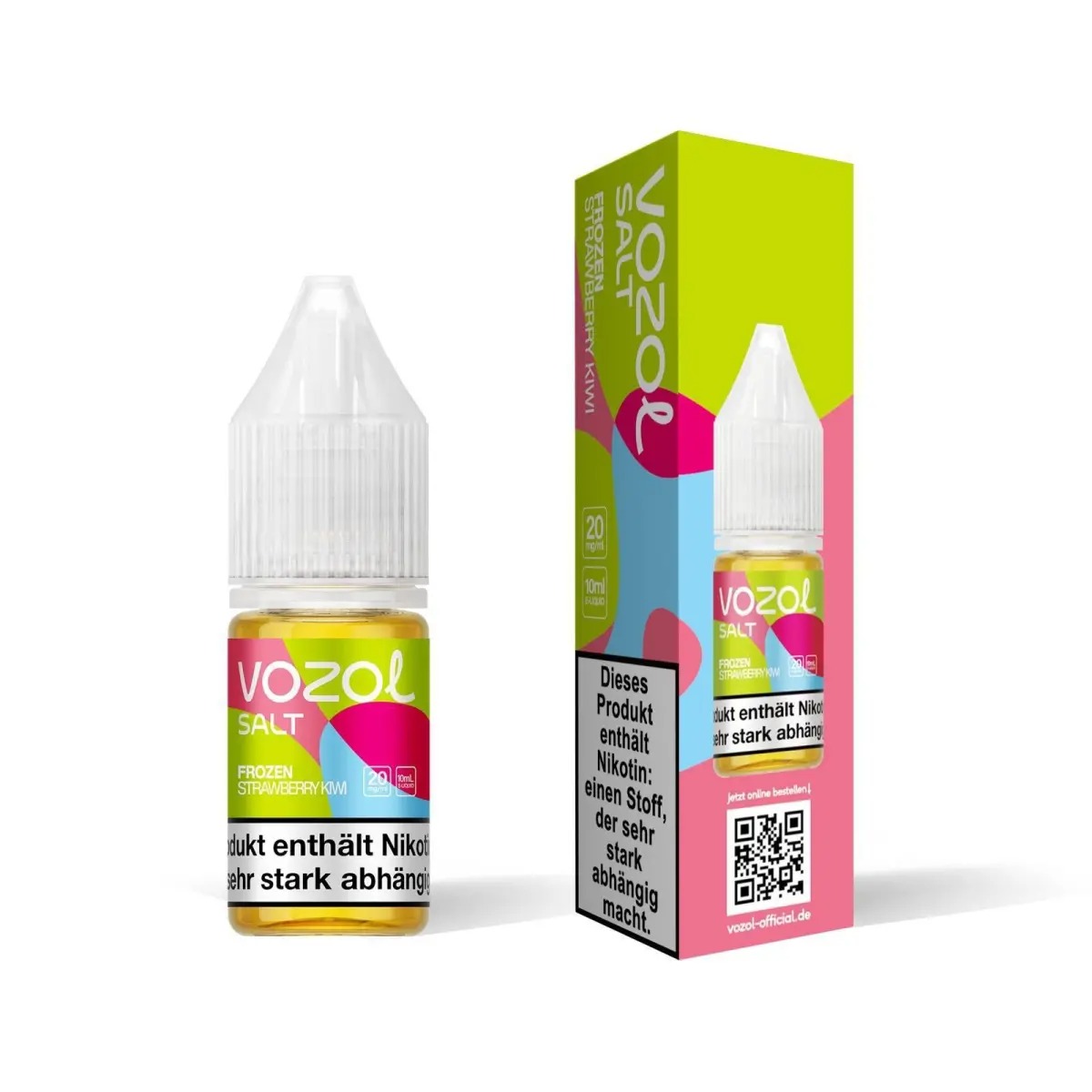 Vozol - Frozen Strawberry Kiwi Nikotinsalz Liquid 10ml | 20mg/ml