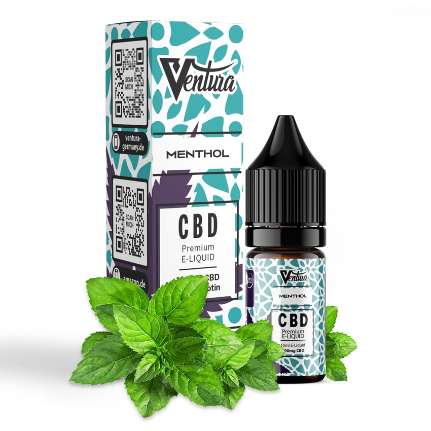 Ventura CBD Liquid Menthol 10ml 600mg Ventura CBD Liquid Menthol 10ml 600mg