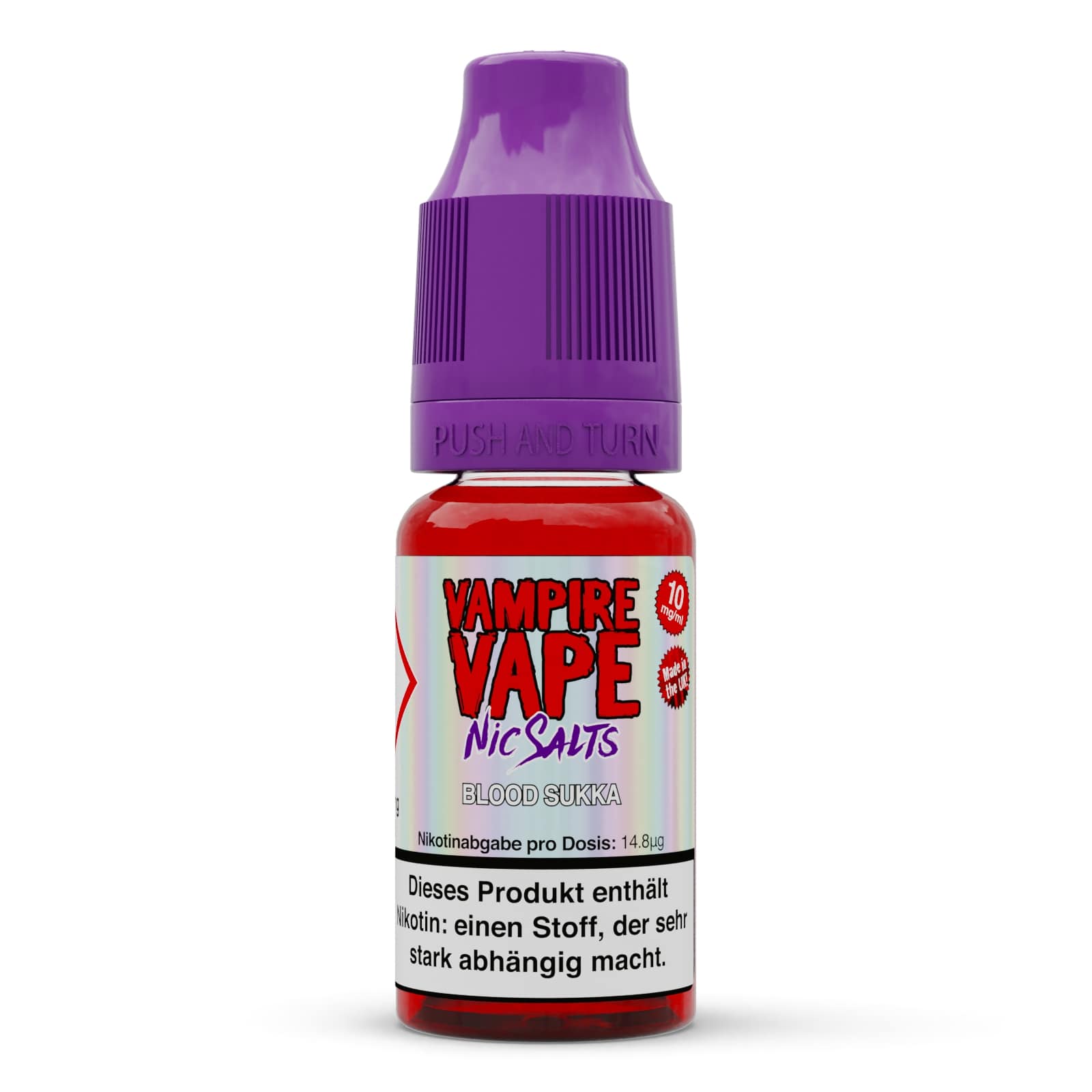 Vampire Vape - Blood Sukka Nikotinsalz Liquid 10ml | 20mg/ml