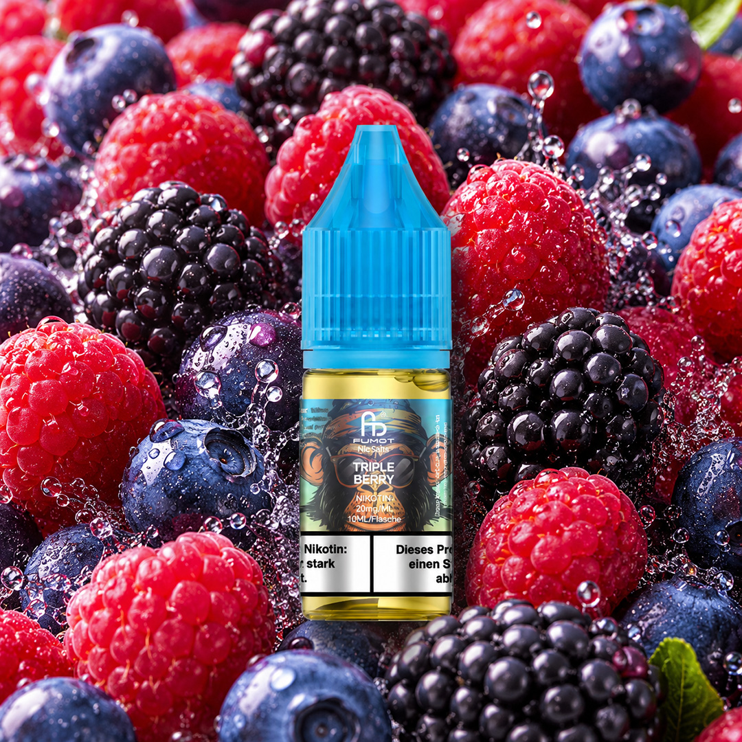 Randm Tornado Nikotinsalz Liquid Triple Berry 10ml 20mg