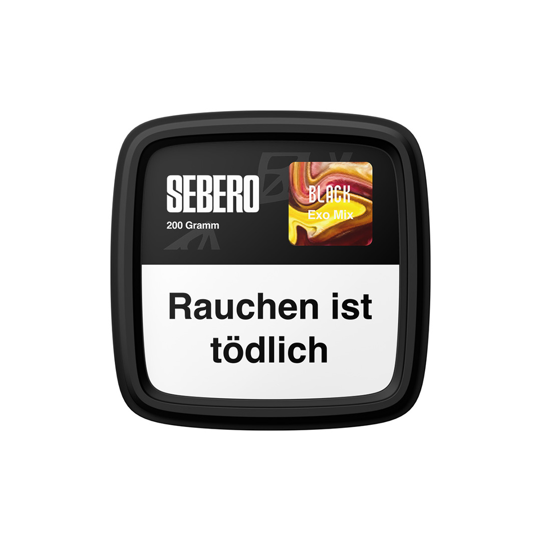 Sebero Darkblend Shisha Tabak Black Exo Mix 200g