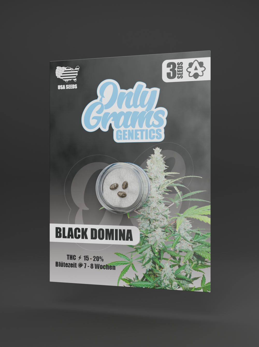 Only Grams Cannabissamen Black Domina Only Grams Cannabissamen Black Domina