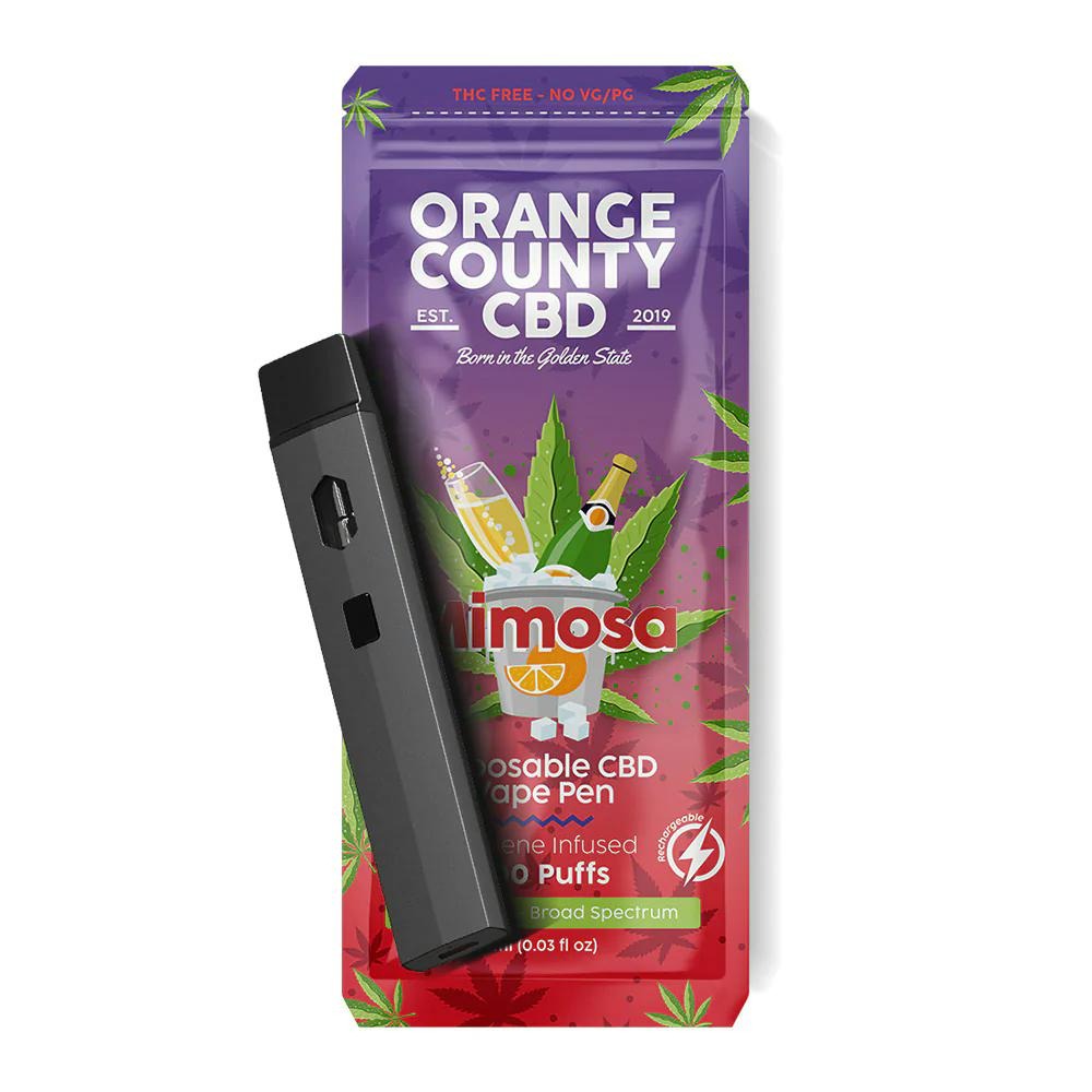 Orange County CBD Vape Einweg E-Zigarette 600mg - Mimosa - 1ml