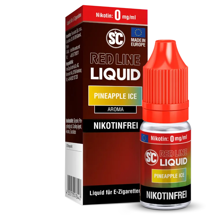 SC Red Line Liquid Pineapple Ice 10ml 0mg