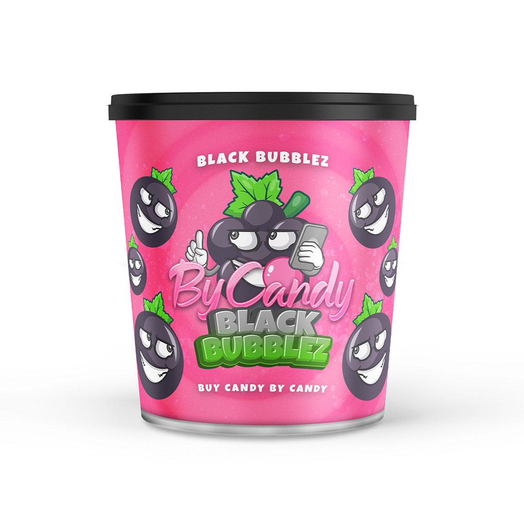 By Candy Virginia Shisha Tabak Black Bubblez 200g By Candy Virginia Shisha Tabak Black Bubblez 200g