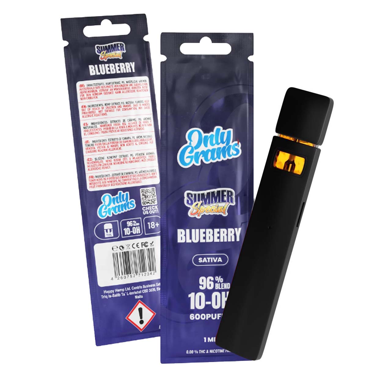 Only Grams 10-OH-Blend Vape Blueberry Only Grams 10-OH-Blend Vape Blueberry