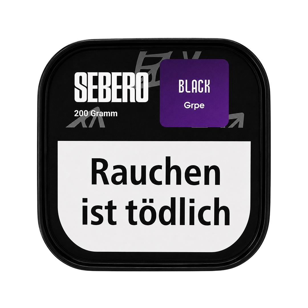 Sebero Darkblend Shisha Tabak Black Grpe 200g Sebero Darkblend Shisha Tabak Black Grape 200g