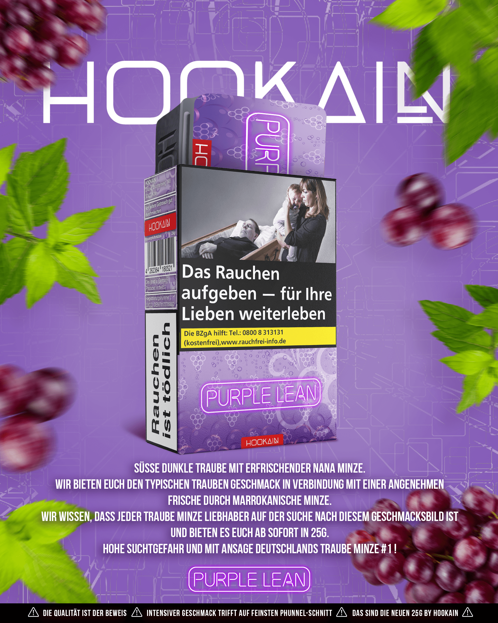 Hookain - Purple Lean 25g
