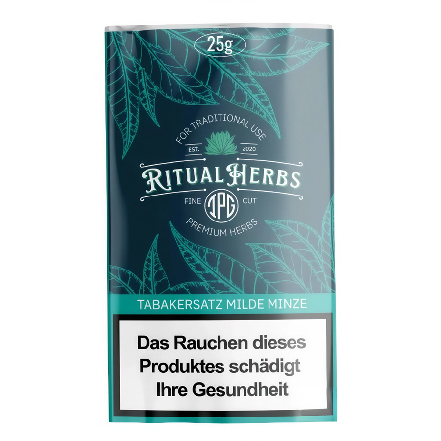 Ritual Herbs nikotinfreier Tabakersatz Milde Minze Ritual Herbs nikotinfreier Tabakersatz Milde Minze