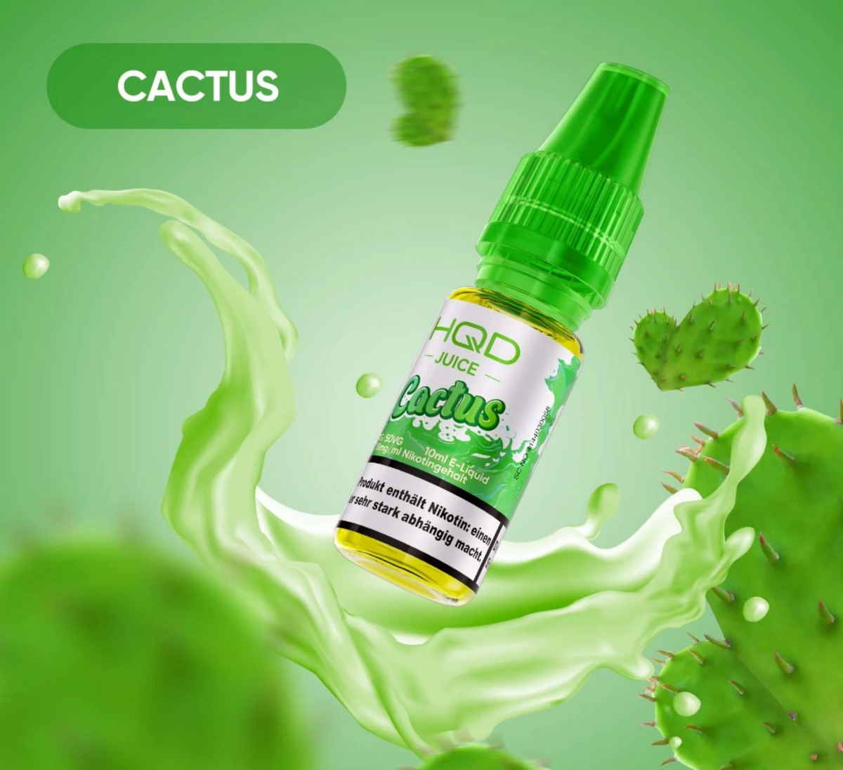 HQD Juice Liquid Cactus 10ml 18mg HQD Juice Liquid Cactus 10ml 18mg