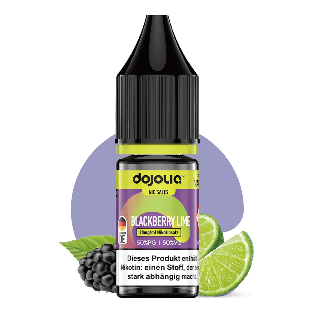 Dojoliq Nikotinsalz Liquid Blackberry Lime 10ml 20mg Dojoliq Nikotinsalz Liquid Brombeere Limette 10ml 20mg
