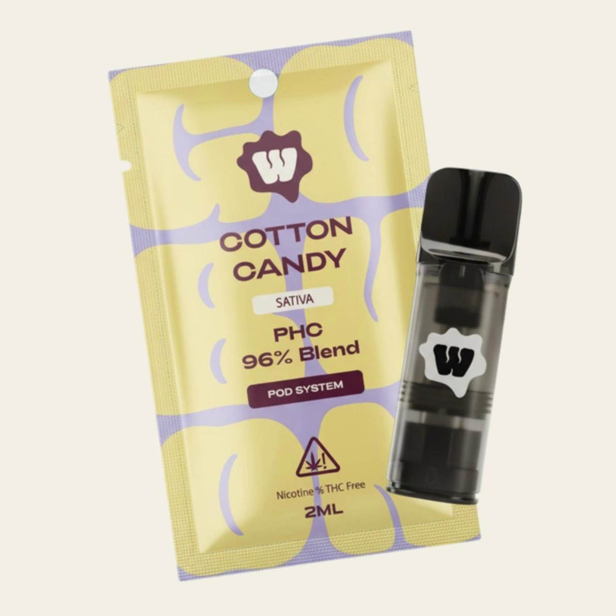 Weed for Friends - PHC - Cotton Candy 2ml POD