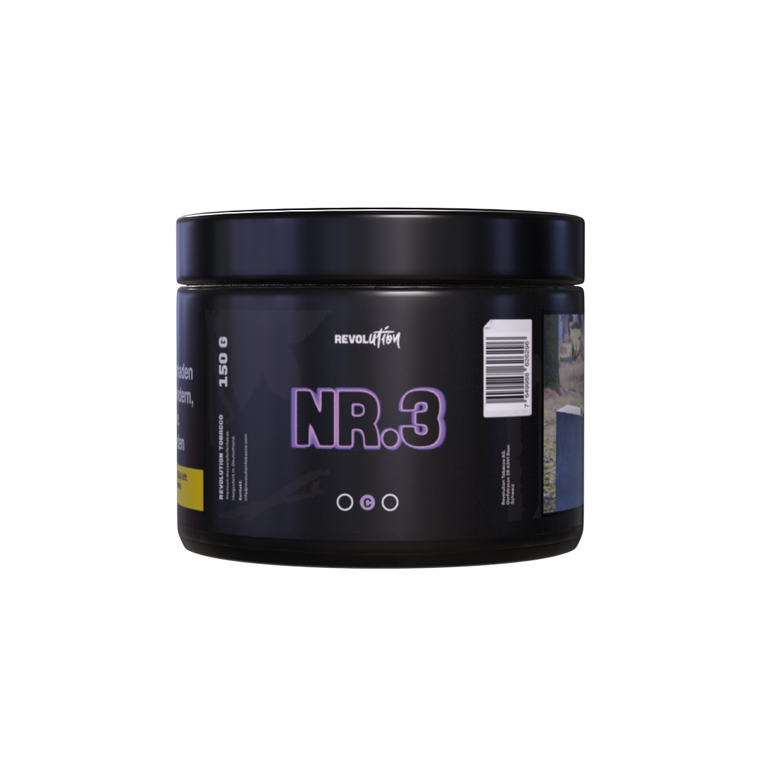 Revolution Shisha Tabak Nr. 3 150g Revolution Shisha Tabak Nr. 3 150g