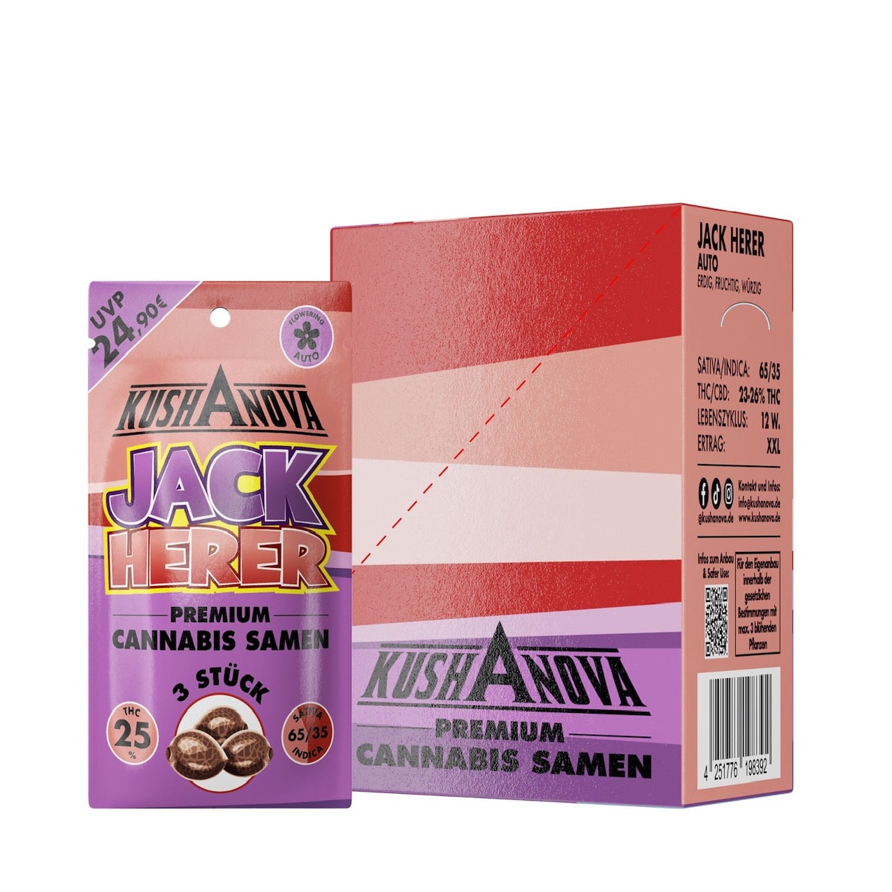 Kushanova Cannabissamen Jack Herer Kushanova Cannabissamen Jack Herer