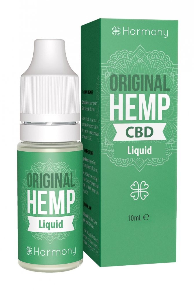 Harmony CBD Liquid Original Hemp 10ml 300mg Harmony CBD Liquid Original Hemp 10ml 300mg
