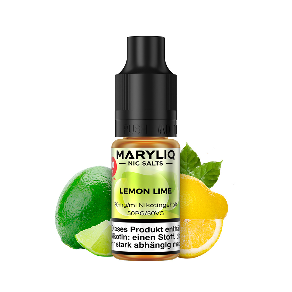 Maryliq - Lemon Lime Nikotinsalz Liquid 10ml | 20mg/ml