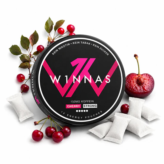 W1nnas Energy Pouches Strong Cherry W1nnas Energy Pouches Strong Cherry