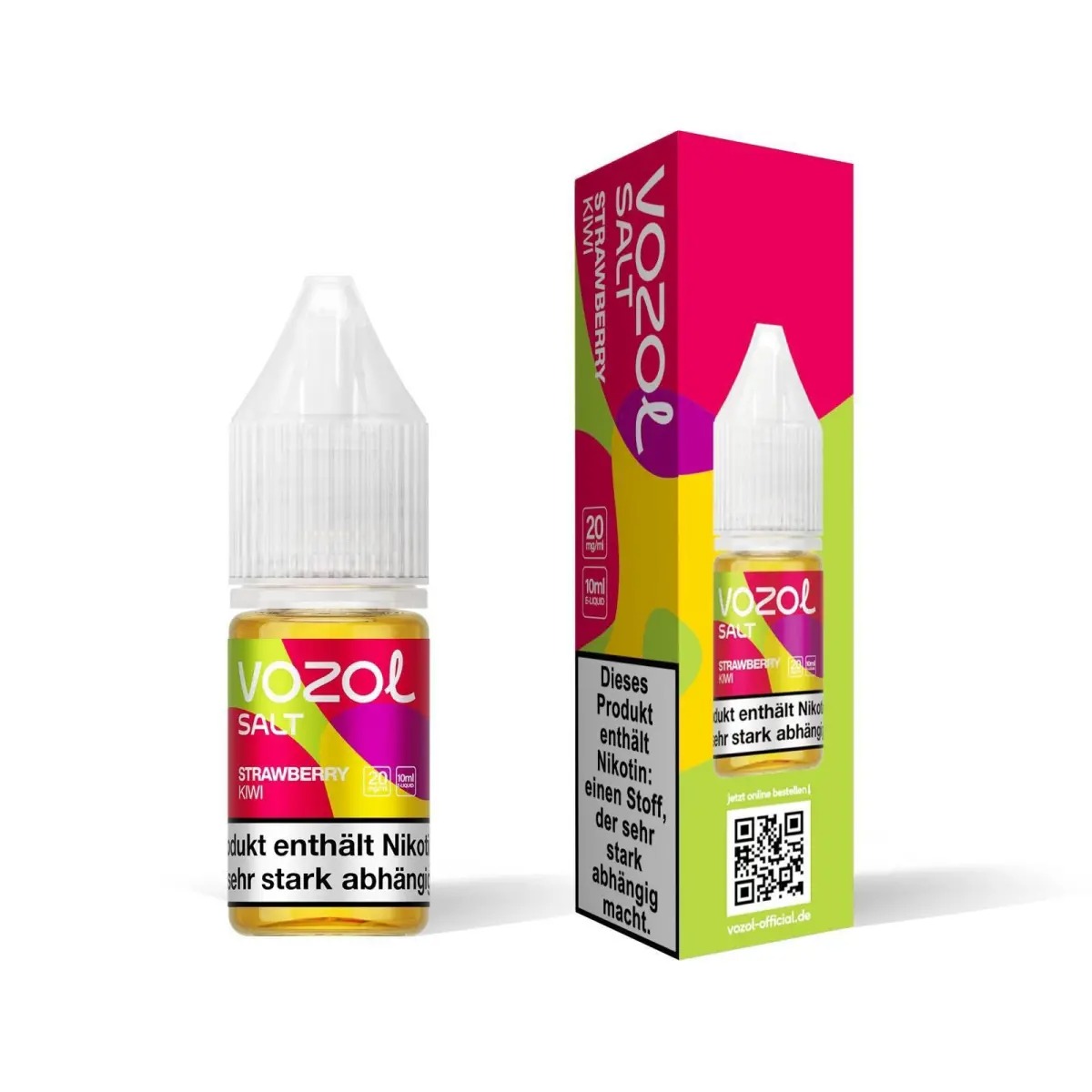 Vozol - Strawberry Kiwi Nikotinsalz Liquid 10ml | 20mg/ml