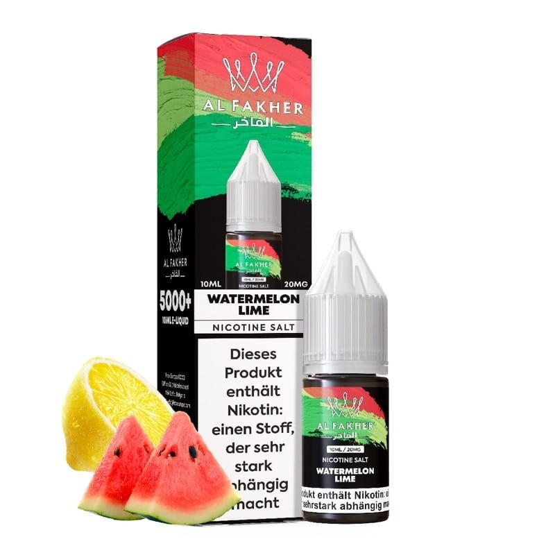 Al Fakher Liquid Watermelon Lime 20mg 10ml Al Fakher Liquid Watermelon Lime 20mg 10ml
