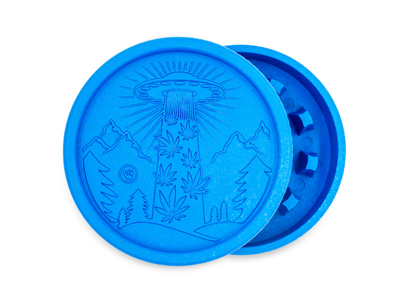 Fire Flow Hemp Grinder 420 Alien Blau Fire Flow Hemp Grinder 420 Alien Blau