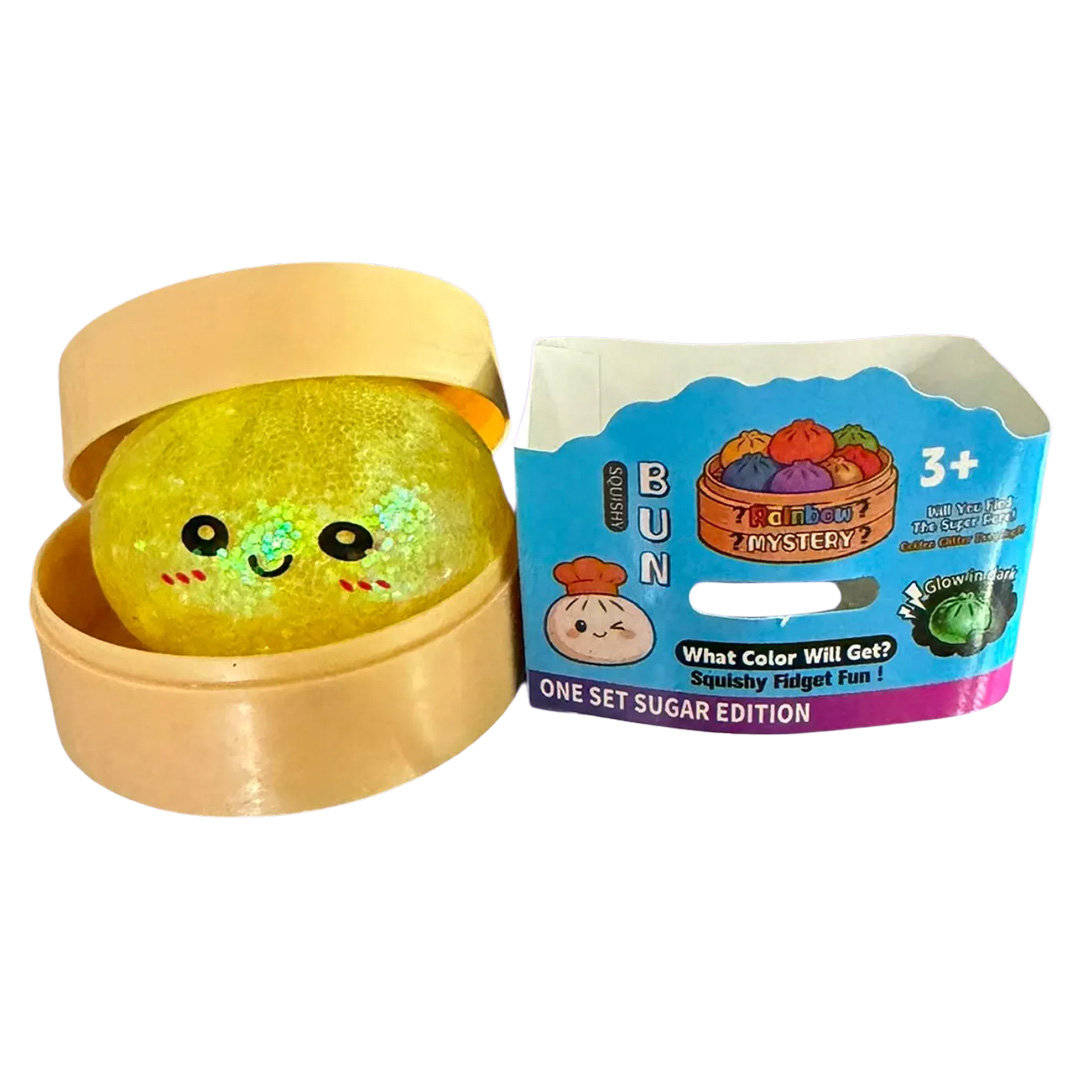 Squishy Spielzeug - Dumpling mit Perlen