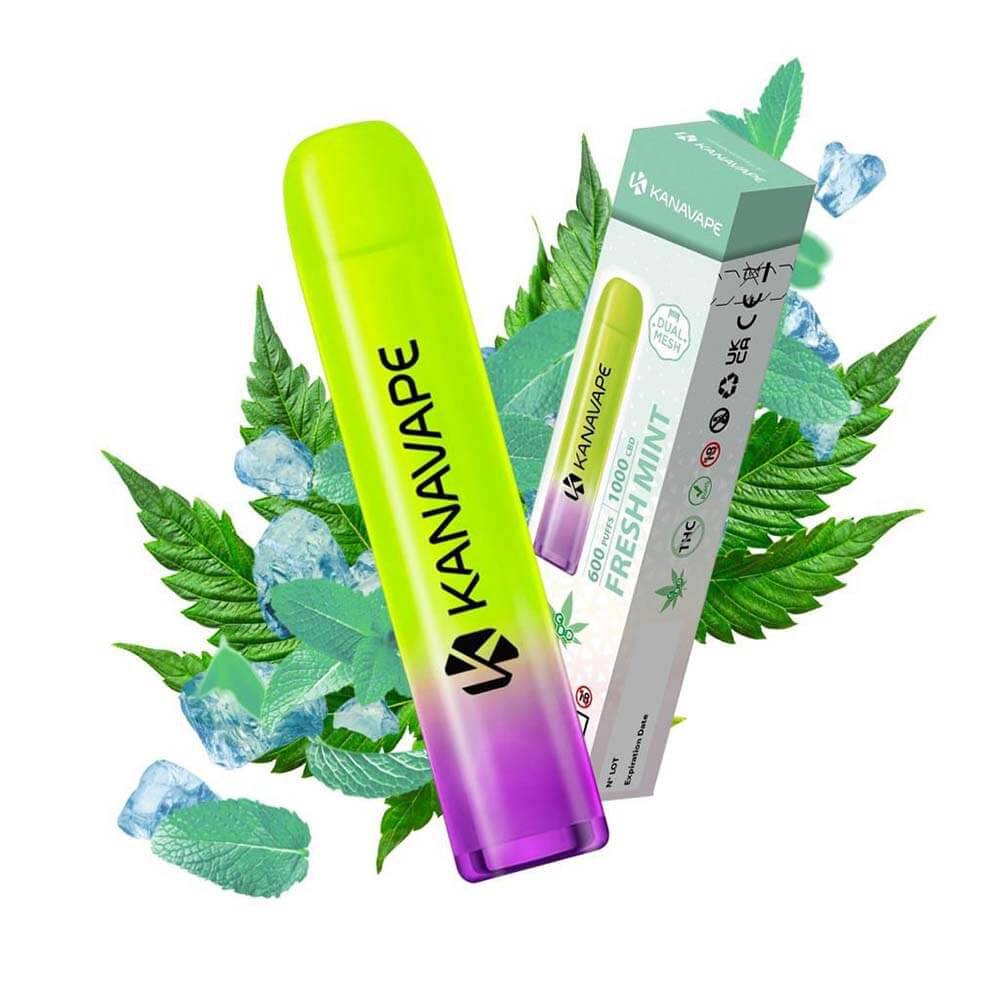 Kanavape CBD Vape Einweg E-Zigarette - Fresh Mint - 2ml