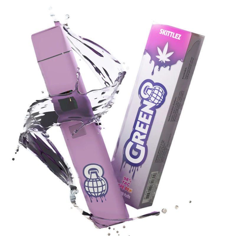 Green 8 TAC Vape Skittlez