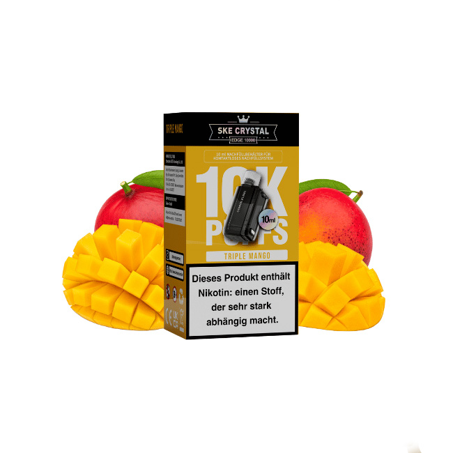 SKE Crystal Edge 10K Pod Triple Mango 10ml SKE Crystal Edge 10K Pod Triple Mango 10ml