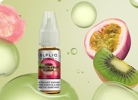 Elfliq - Kiwi Passiosnfruit Guava Nikotinsalz Liquid 10ml l 20mg/ml