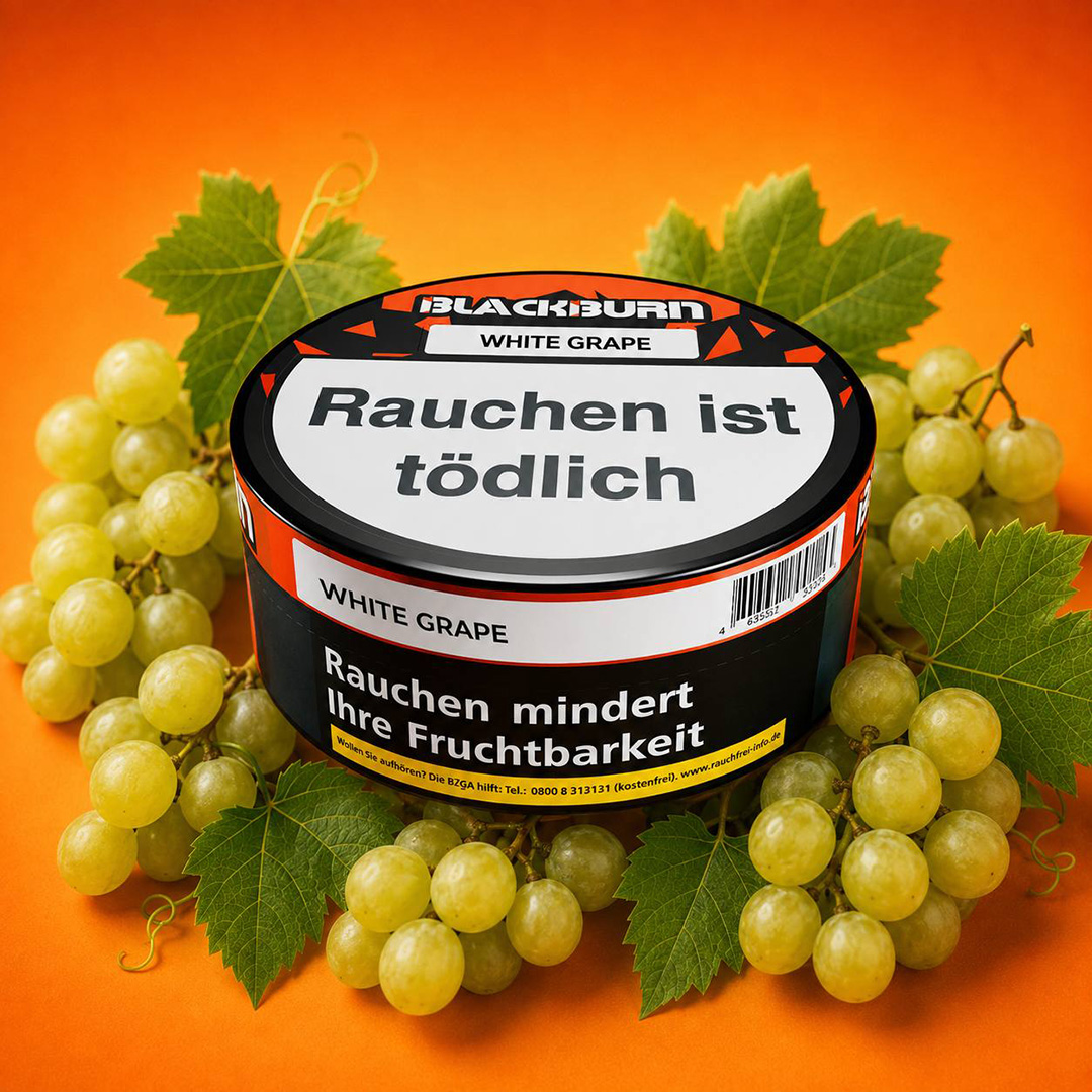 Blackburn Darkblend Shisha Tabak White Grape 100g