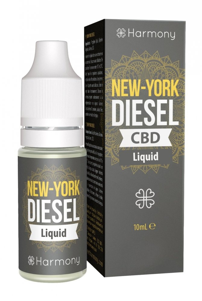 Harmony CBD Liquid New-York Diesel 10ml 300mg Harmony CBD Liquid New-York Diesel 10ml 300mg