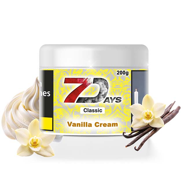 7 Days Classic Shisha Tabak - Vanilla Cream 200g