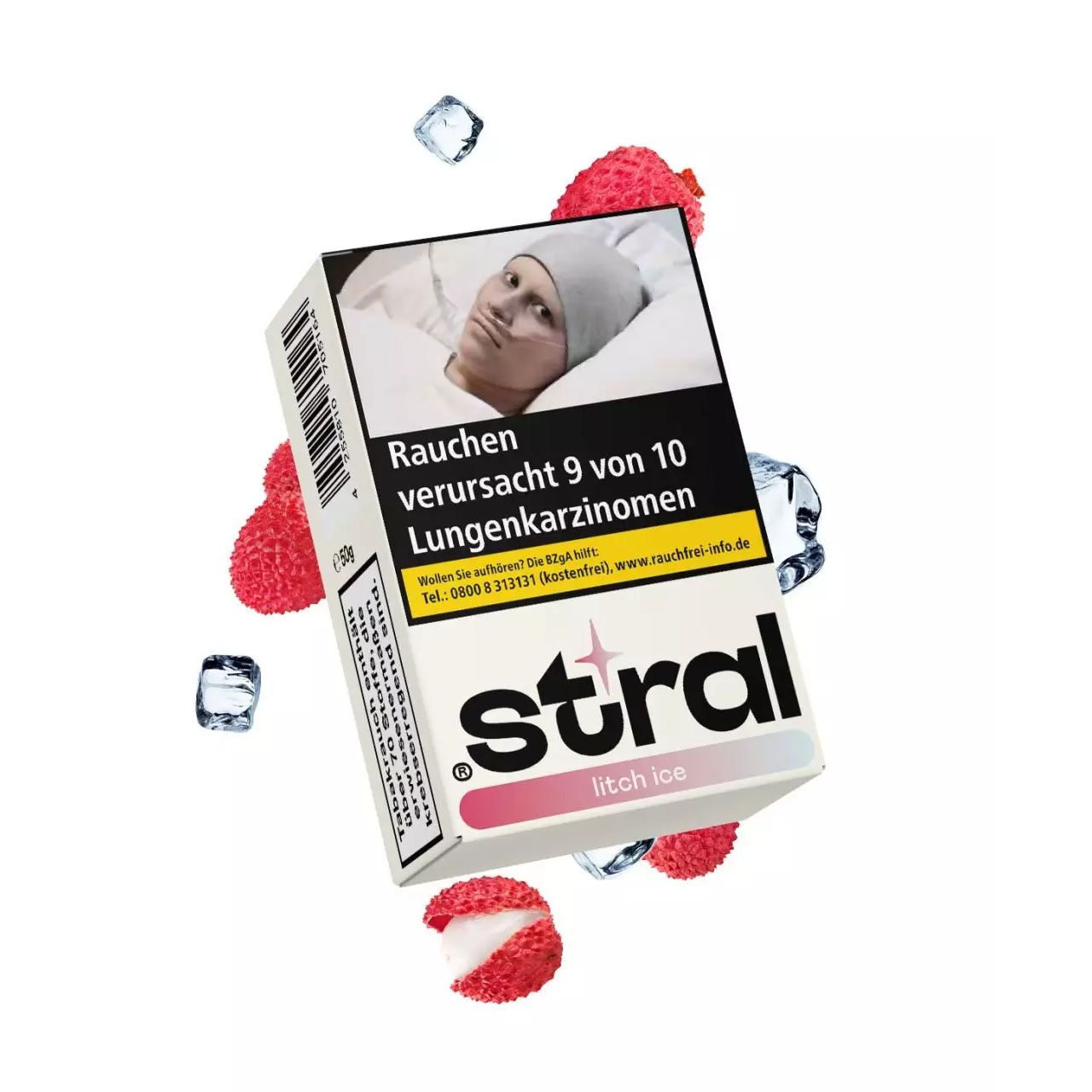 Stral Virginia Shisha Tabak Litch Ice 50g Stral Virginia Shisha Tabak Litch Ice 50g