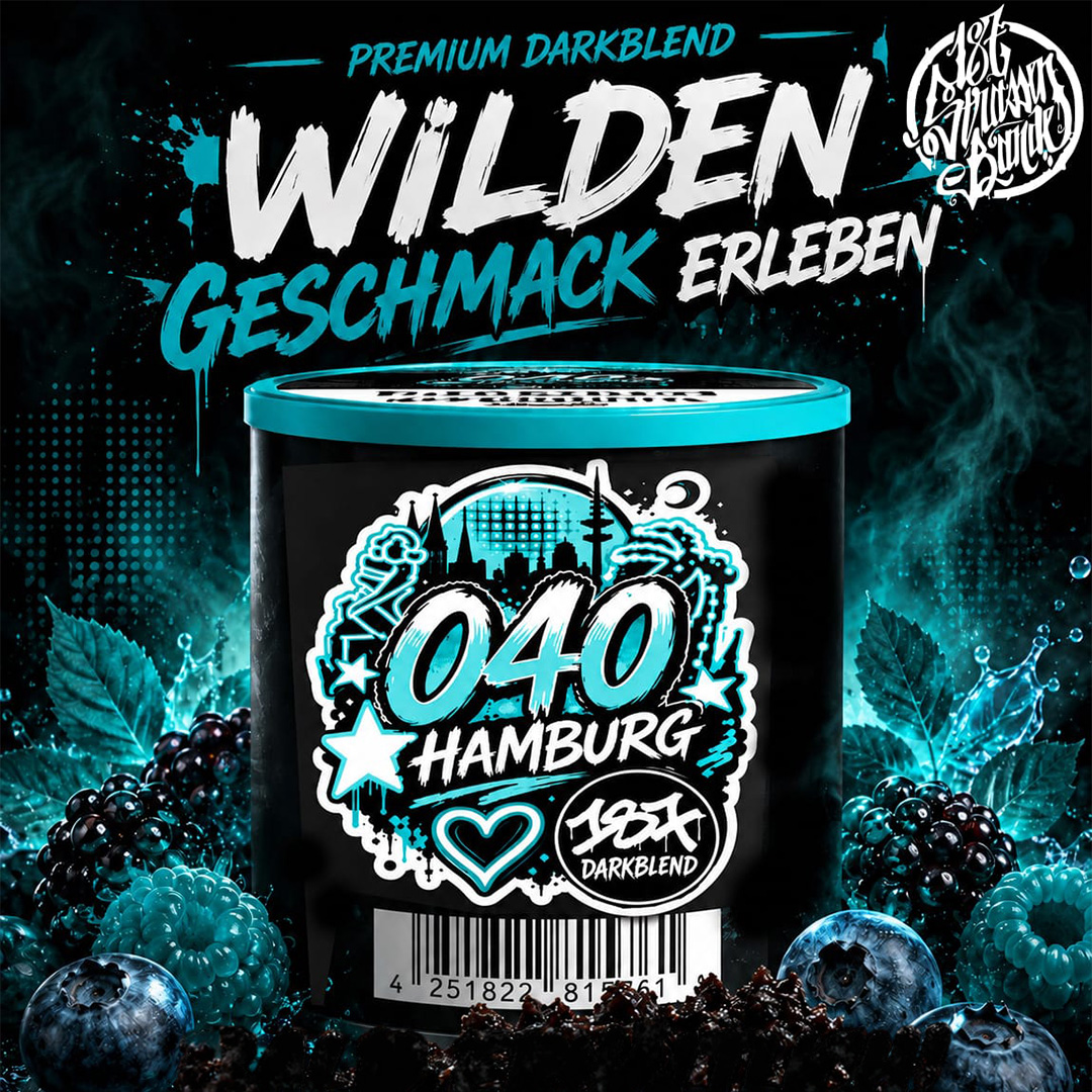 187 - 040 Hamburg 150g Shisha Tabak