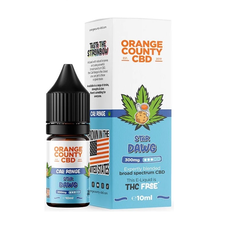 Orange County - Star Dawg CBD Liquid 10ml | 300mg