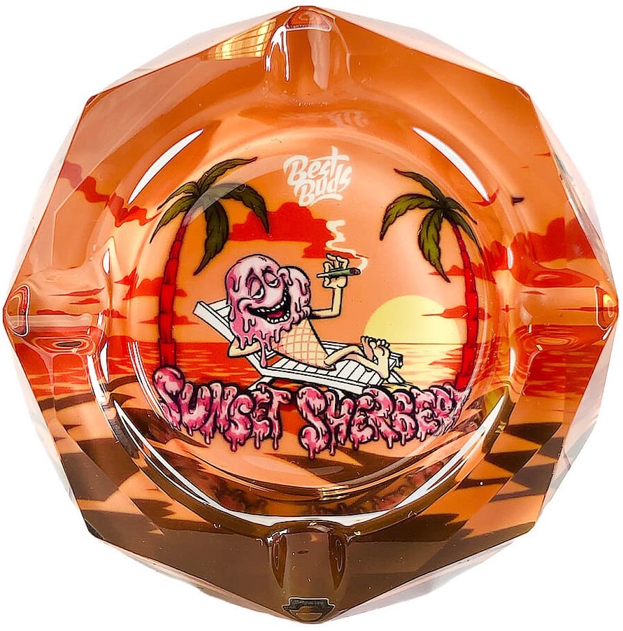 Best Buds - Kristallaschenbecher - Sunset Sherbet