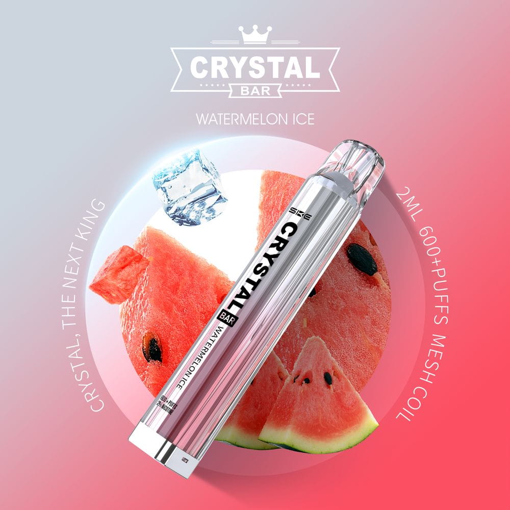 Crystal Bar - Watermelon Ice 2% Nikotin 600 Züge