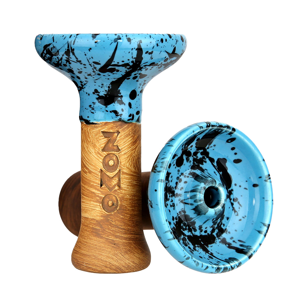 Oblako X Zomo Shisha Phunnel Kopf Glazed Light Blue Dot Oblako X Zomo Shisha Phunnel Kopf Glazed Light Blue Dot